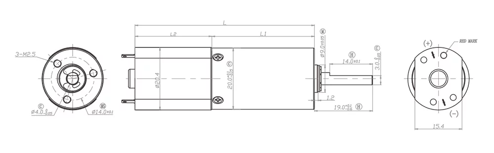 SGS 1875rpm High Torque Gear Motor 12V-24VDC Axial Endplay For Vacuum Cleaner 0