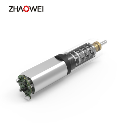 Dia 8mm 22rpm Brushed DC Electric Motor With Planetary Gearbox