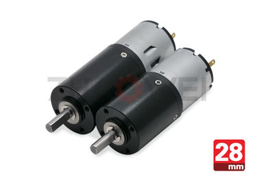 28mm 24v dc gear motor , Planetary Reduction Geared Motor With Gear Ratio 864 / 1