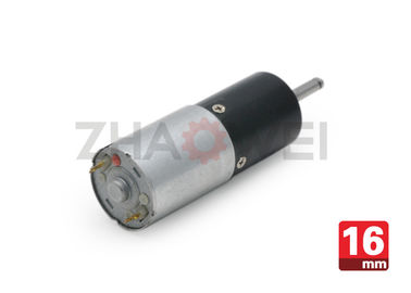 105mA No - Load Current Planetary DC Gear Motor 16mm 9V With Small Gearbox