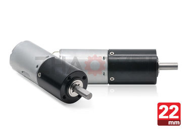 High Precision 22mm 24V Low Noise Planetary DC Motor With Gearbox , SGS TS