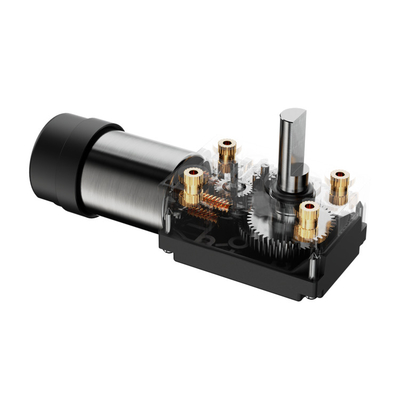 Micro Dc Worm Gear Motor 24v For Communication Equipment