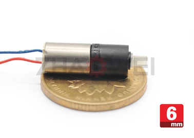 230mA 6mm 1200rpm DC Gear Motor 3 Volt For Mobile Phone Camera