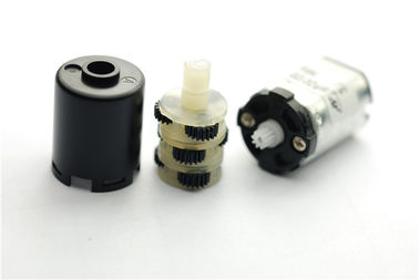 Long Lifespan 3.0 V DC Brush Motor , 3 Speed Reduction Stages Ratio 96