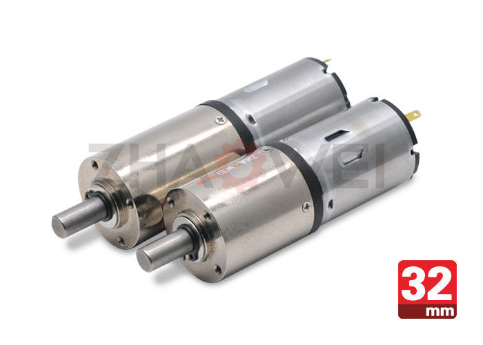 12V 32mm High Torque Electric DC Geared Motor With Planetary Gearbox , ROHS ISO standard