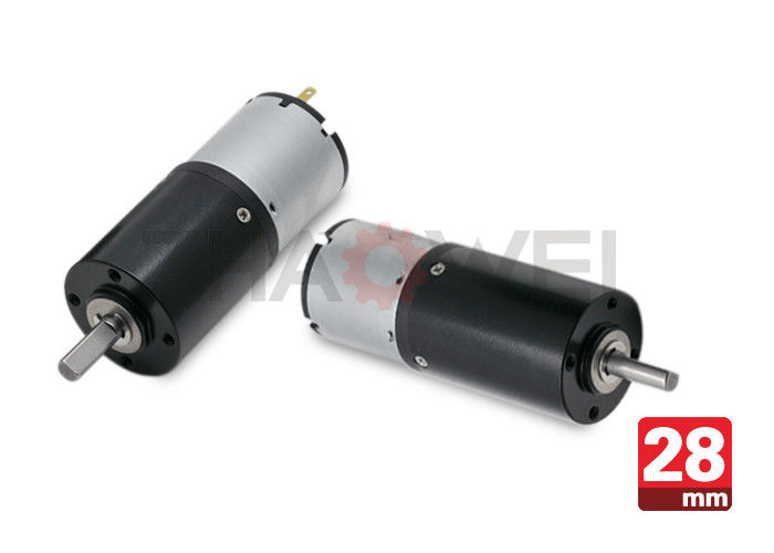Low Speed 12V DC Geared Motor For Paper Feeders , Automatic Window Curtain