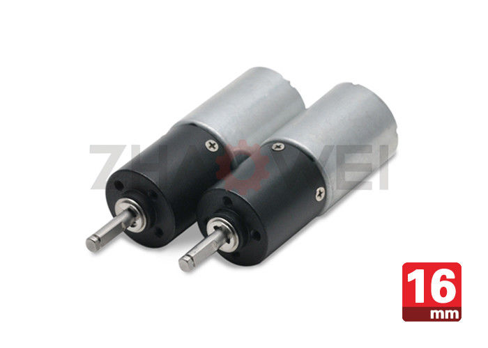 105mA No - Load Current Planetary DC Gear Motor 16mm 9V With Small Gearbox