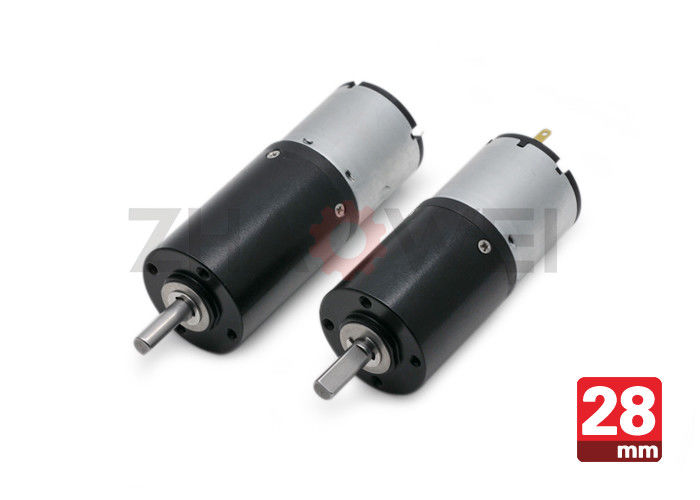 24V 28mm DC Motor Gearbox , Robot Gear Reduction Motor With 380mA Rated Load Current